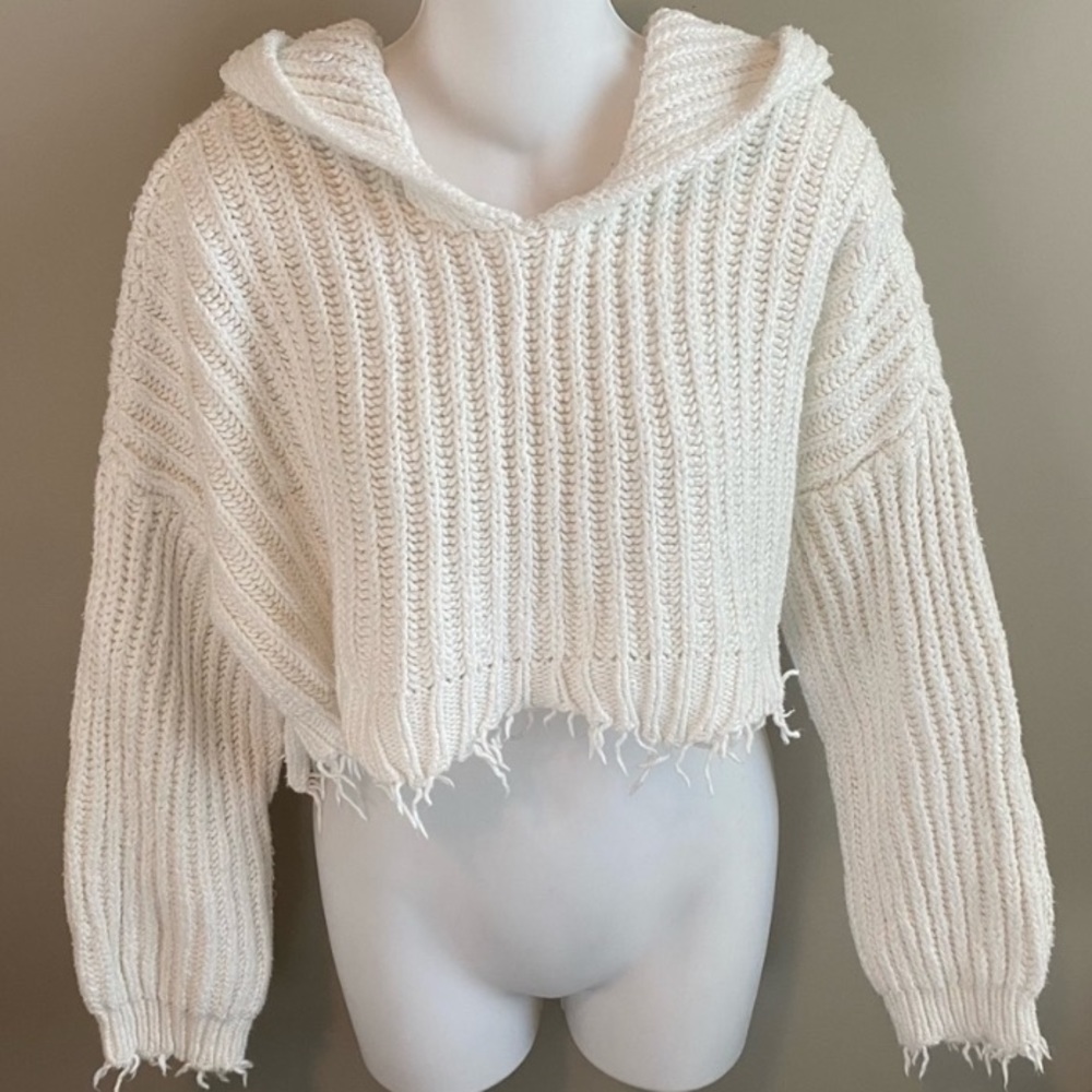 Wildfox White Marley Hooded Sweater - Picture 4 of 4